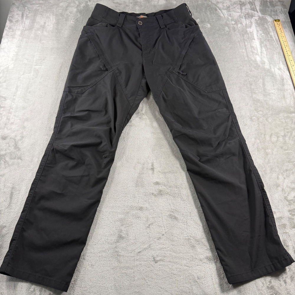 5.11 Tactical Mens Black Cargo Utility Work Pants 34x32 Articulated Knee
